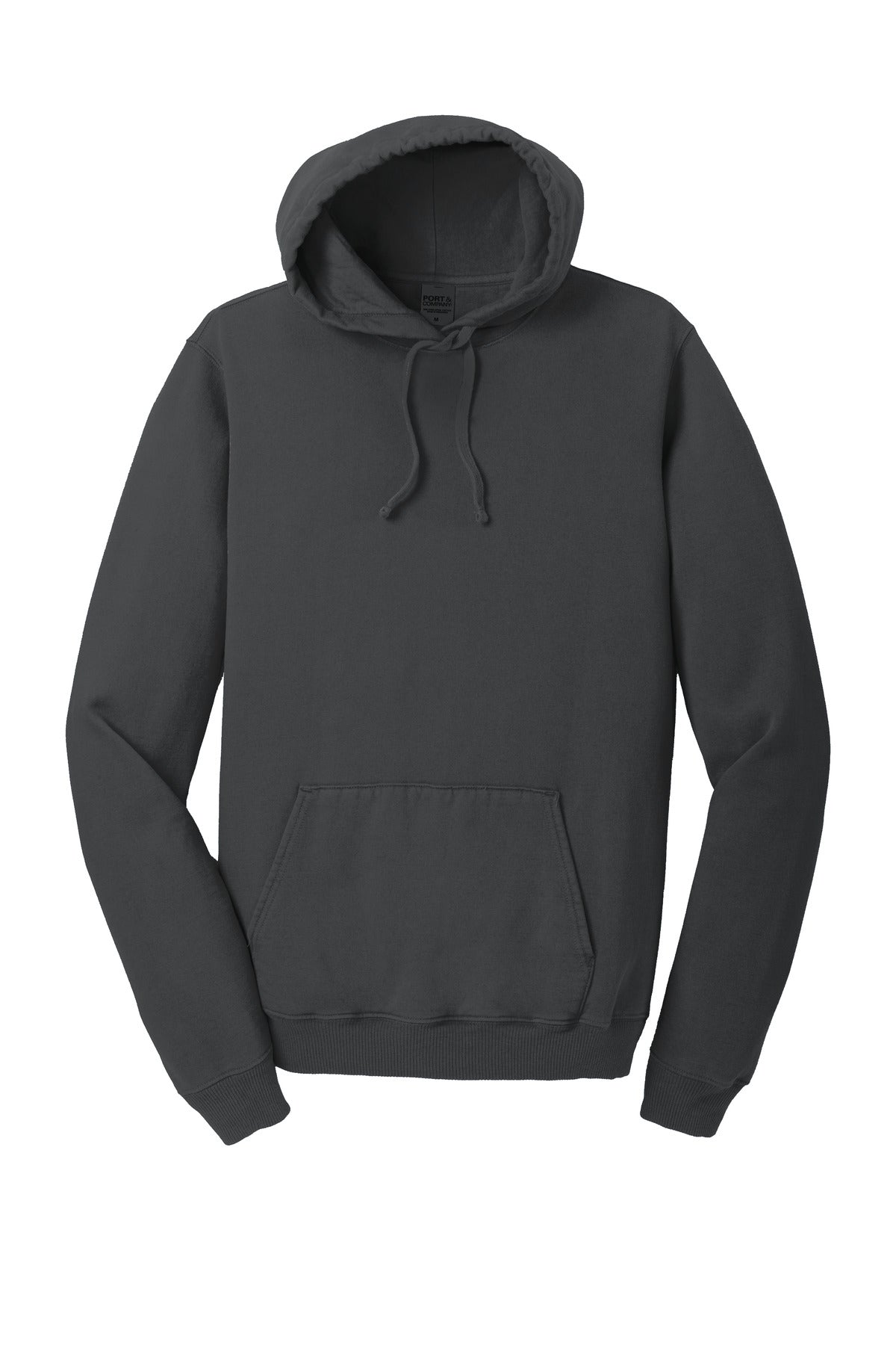 Front View of Coal Port & Co Beach Wash Garment-Dyed Pullover Hooded Sweatshirt. PC098H plain