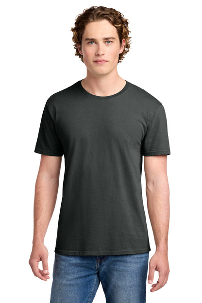 Front View of Coal Port & Co Beach Wash Garment-Dyed Tee. PC099 plain