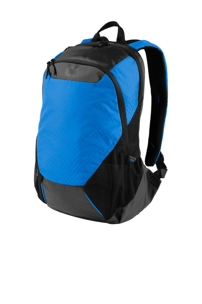 Front View of Cobalt Blue OGIO Basis Pack. 91003 plain