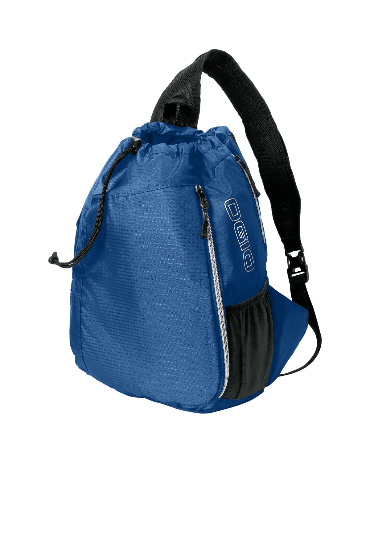 Front View of Cobalt Blue/Bk OGIO Sonic Sling Pack. 412046 plain