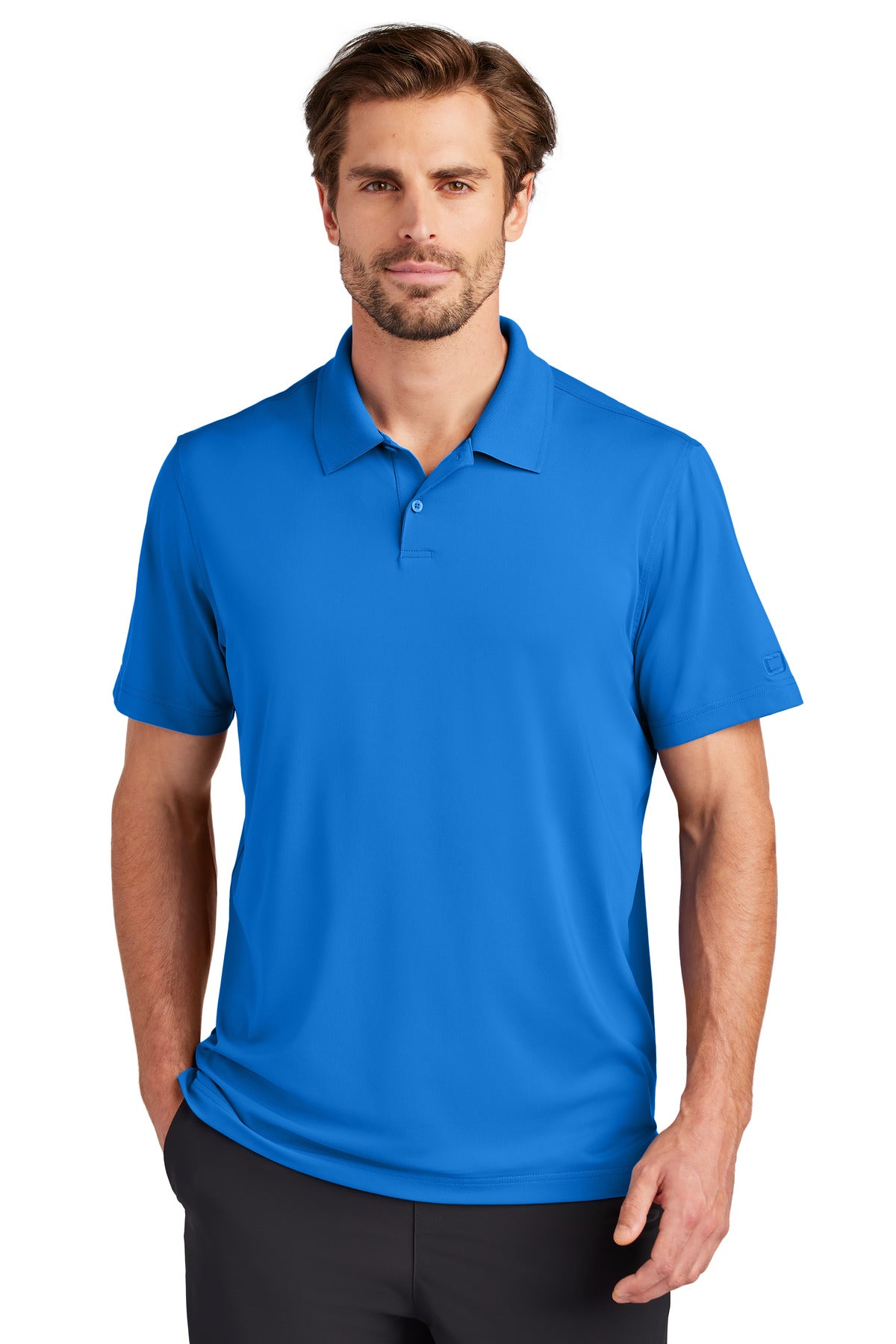 Front View of CobaltBl OGIO Regain Polo OG170 plain