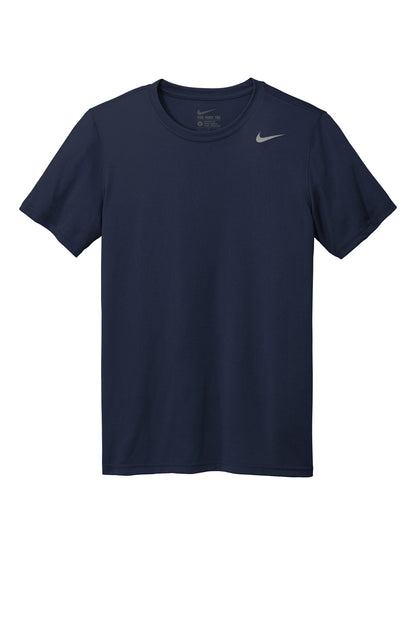 Front View of ColNavy Nike Team rLegend Tee DV7299 plain