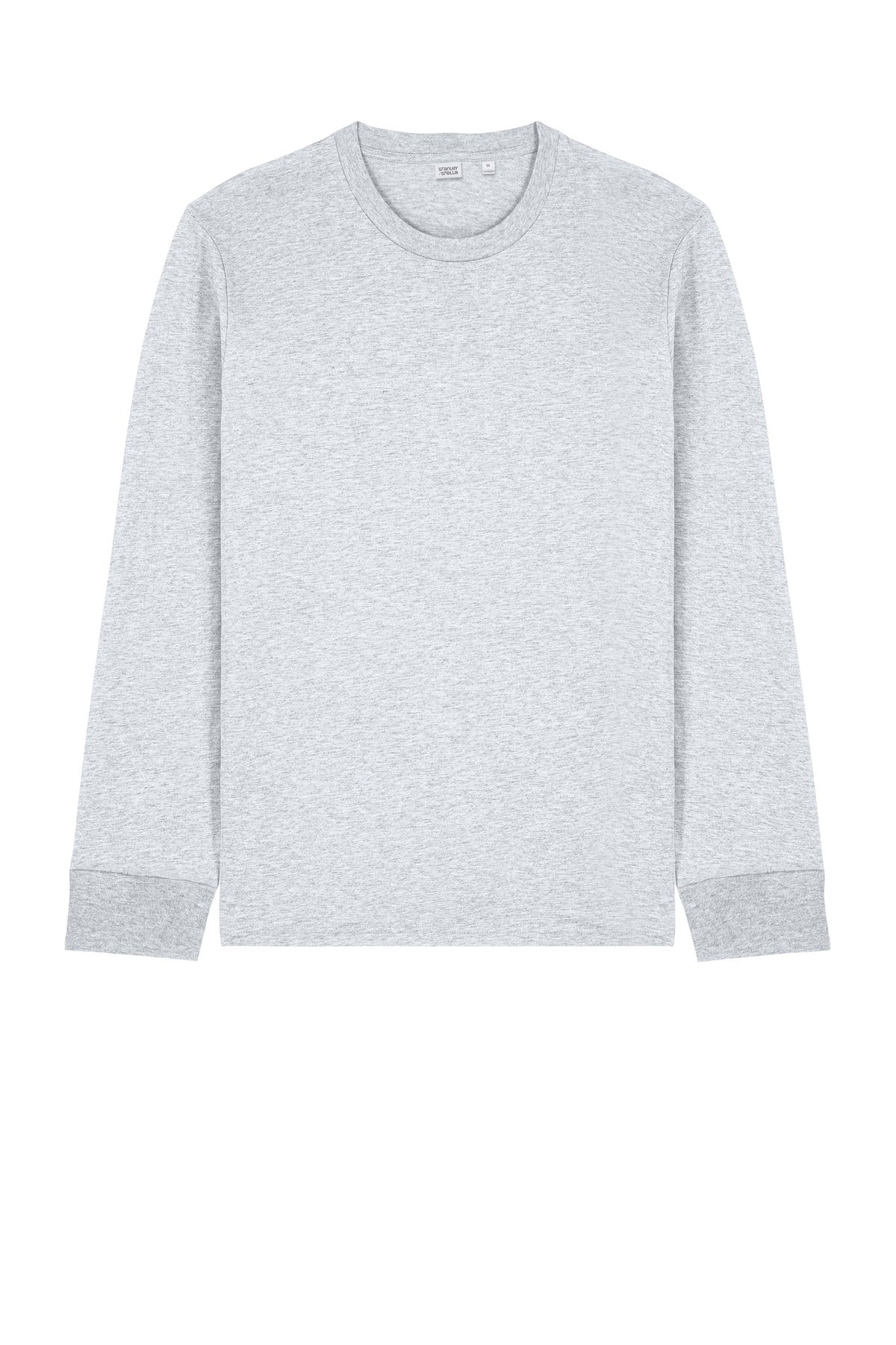 Front View of CoolHtrGry Stanley/Stella Unisex Creator 2.0 Long Sleeve Tee SXU022 plain