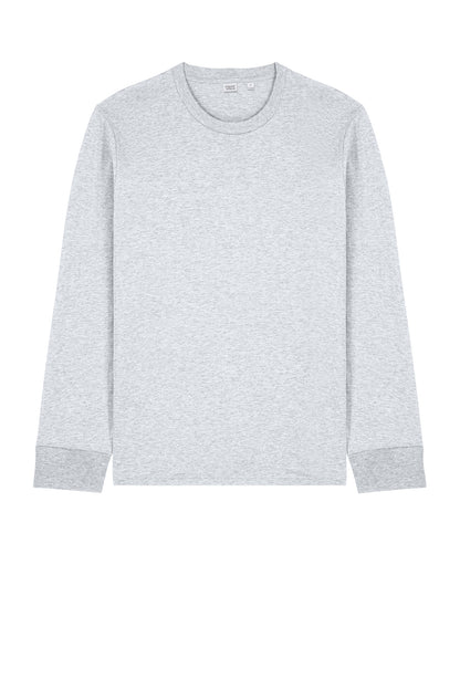 Front View of CoolHtrGry Stanley/Stella Unisex Creator 2.0 Long Sleeve Tee SXU022 plain