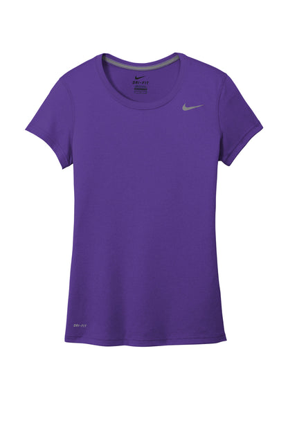 Front View of CourtPrpl Nike Women's Team rLegend Tee DV7312 plain