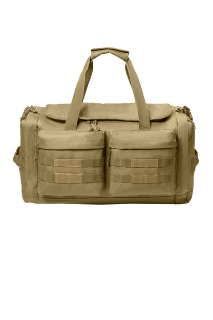 Front View of CoyoteBrn CornerStone Tactical Duffel CSB815 plain