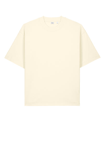 Front View of Cream Stanley/Stella Unisex Asher Tee SXU039 plain