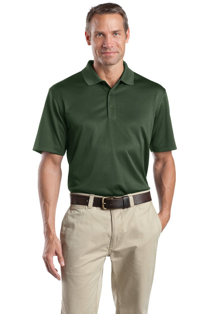 Front View of Dark Green CornerStone - Select Snag-Proof Polo. CS412 plain