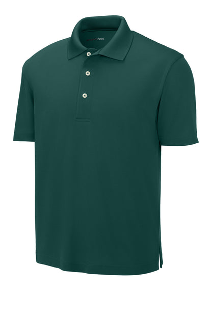 Front View of Dark Green Sport-Tek Dri-Mesh Polo. K469 plain