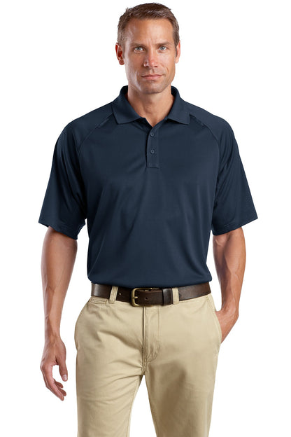 Front View of Dark Navy CornerStone - Select Snag-Proof Tactical Polo. CS410 plain