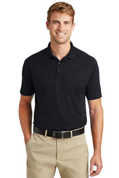 Front View of Dark Navy CornerStone Tall Select Lightweight Snag-Proof Polo TLCS418 plain