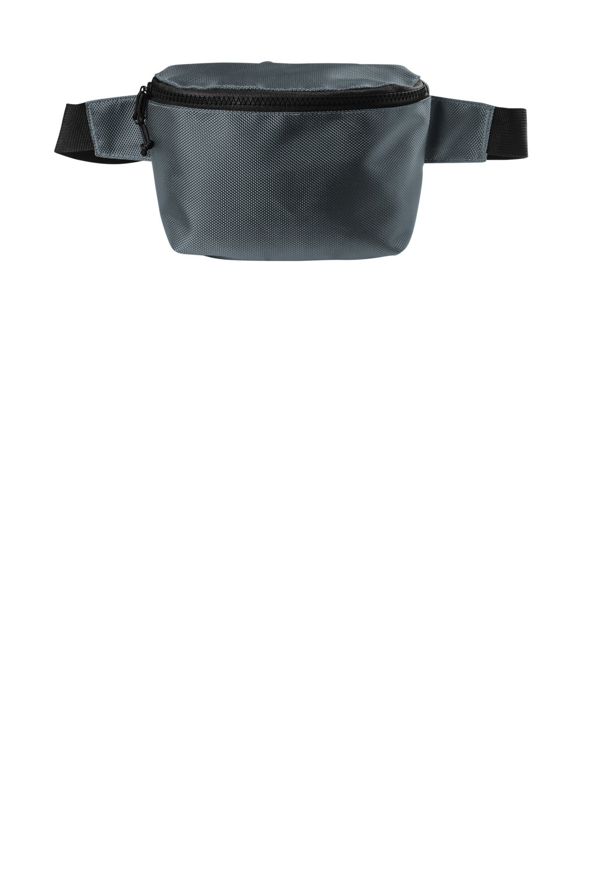 Front View of DarkSlate Port Authority Ultimate Hip Pack BG910 plain