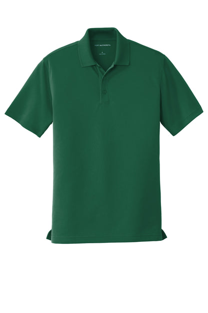 Front View of Deep Forest Gn Port Authority Dry Zone UV Micro-Mesh Polo. K110 plain