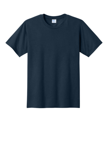Front View of Deep Navy Port & Co Fan Favorite Tee. PC450 plain