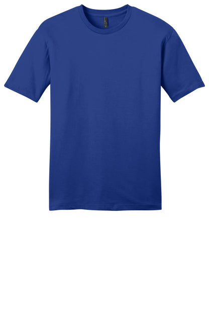 Front View of Deep Royal District Very Important Tee . DT6000 plain