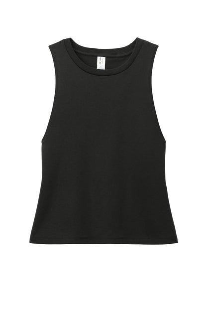 Front View of DeepBlack Allmade Women's Tri-Blend Muscle Tank AL2020 plain