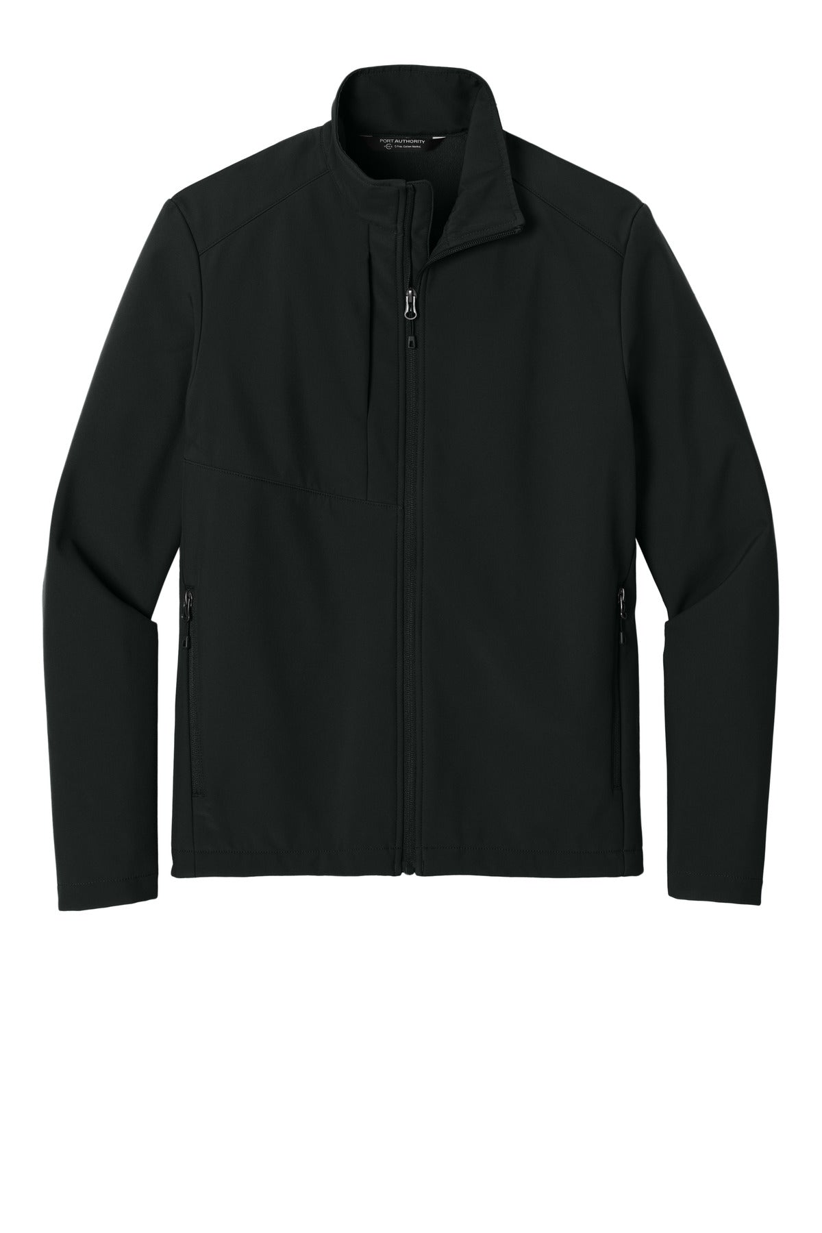 Front View of DeepBlack Port Authority C-FREE Core Soft Shell J720 plain