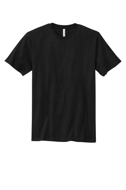 Front View of DeepBlack Volunteer Knitwear Chore Tee VL60 plain