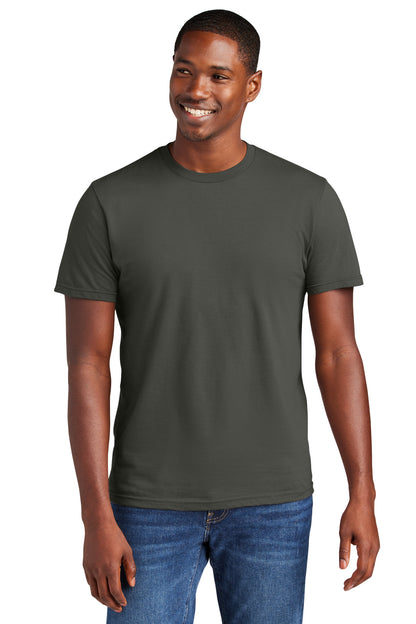 Front View of DeepestGry District Very Important Tee . DT6000 plain