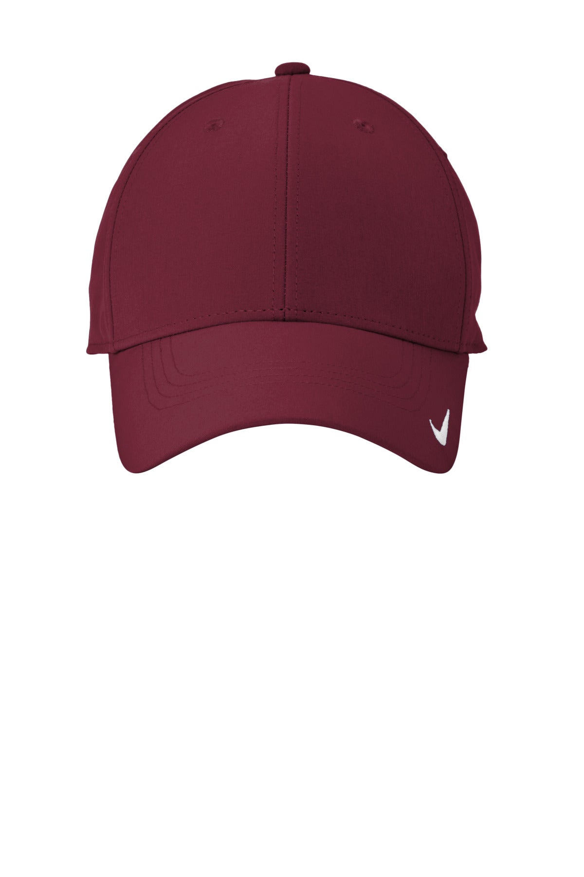 Front View of DeepMaroon Nike Dri-FIT Legacy Cap NKFB6447 plain