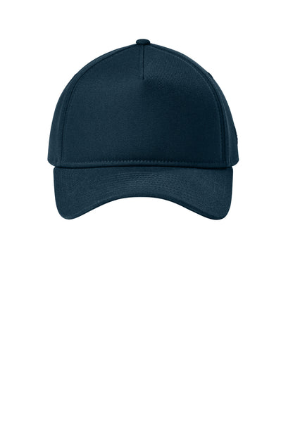 Front View of DeepNavy New Era A-Frame Snapback Cap NE211 plain