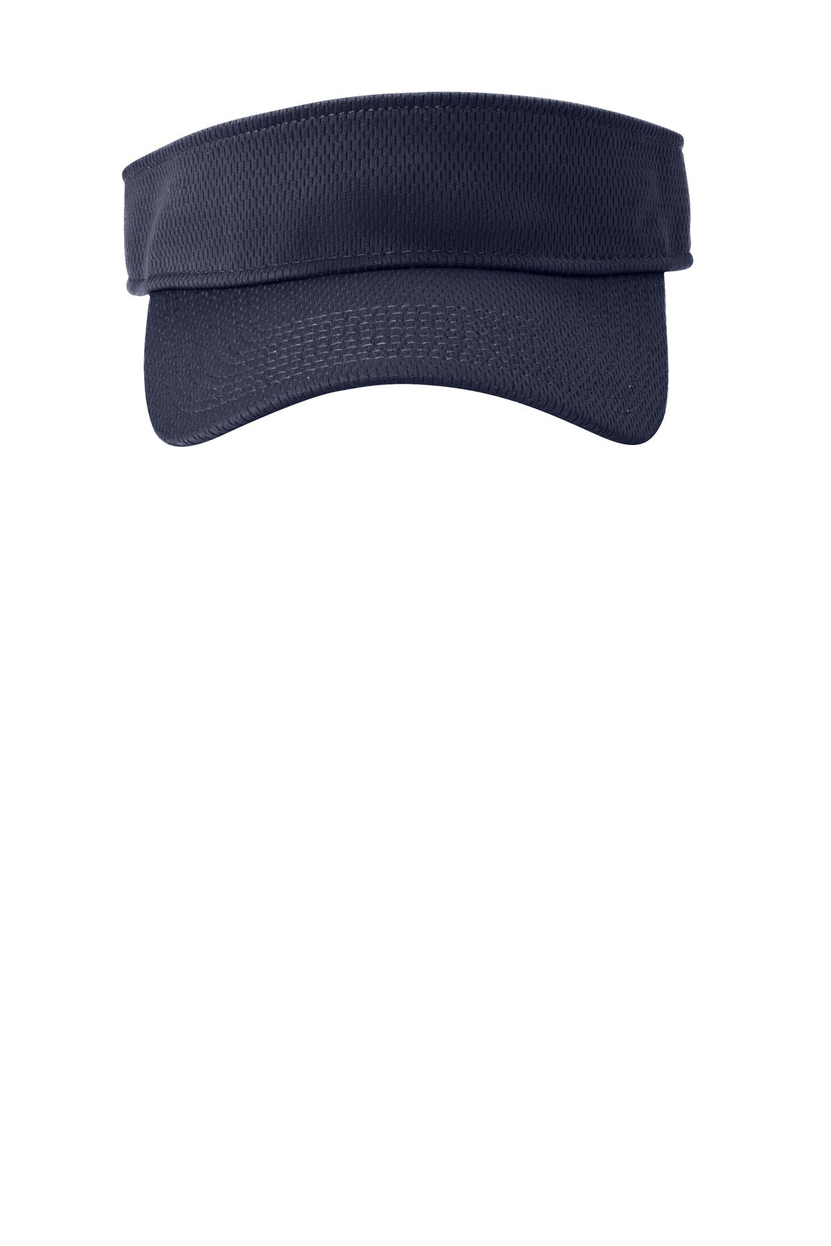 Front View of DeepNavy New Era Performance Dash Adjustable Visor NE219 plain