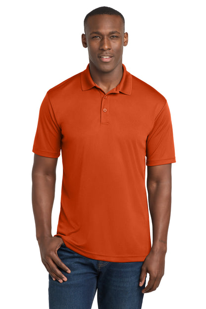 Front View of DeepOrange Sport-Tek PosiCharge Competitor Polo. ST550 plain