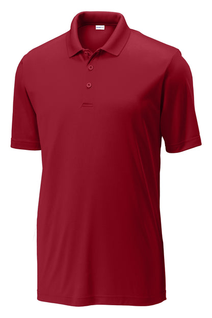 Front View of DeepRed Sport-Tek PosiCharge Competitor Polo. ST550 plain