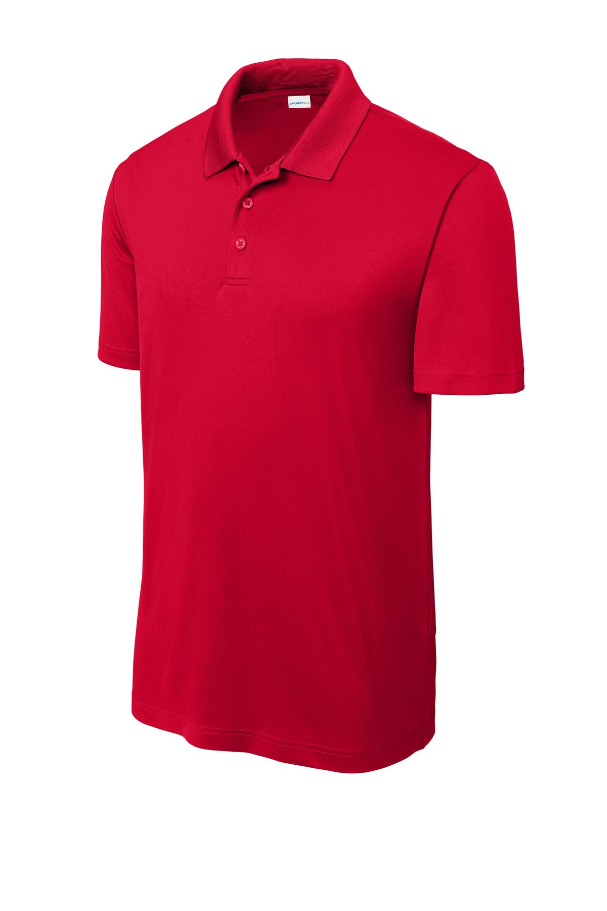 Front View of DeepRed Sport-Tek PosiCharge Re-Compete Polo ST725 plain