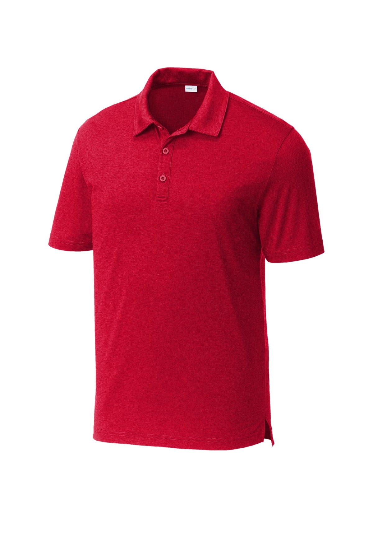 Front View of DeepRed Sport-Tek PosiCharge Strive Polo ST530 plain