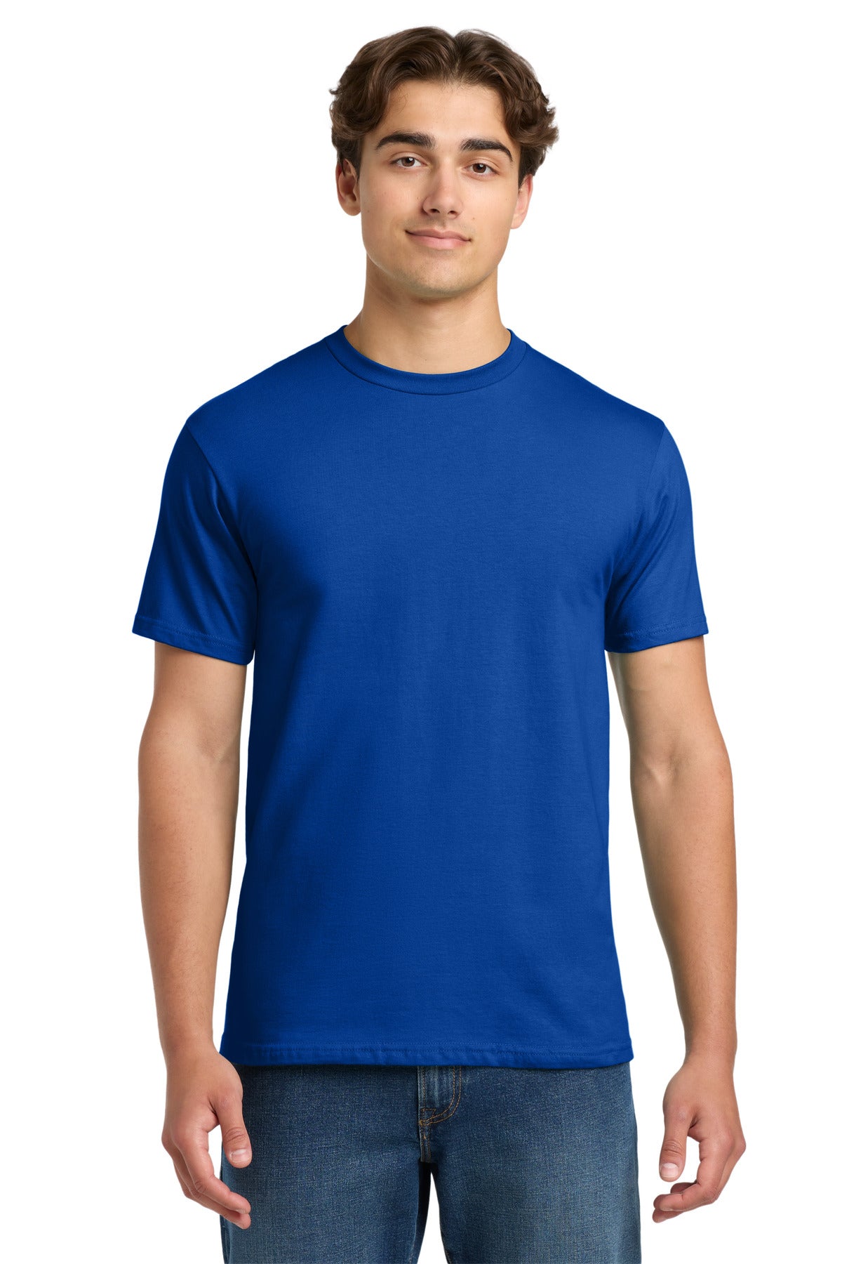 Front View of DeepRoyal Gildan Hammer T-Shirt. H000 plain