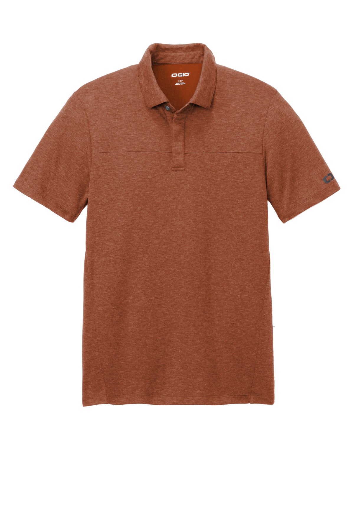 Front View of DeepRust OGIO Command Polo OG150 plain