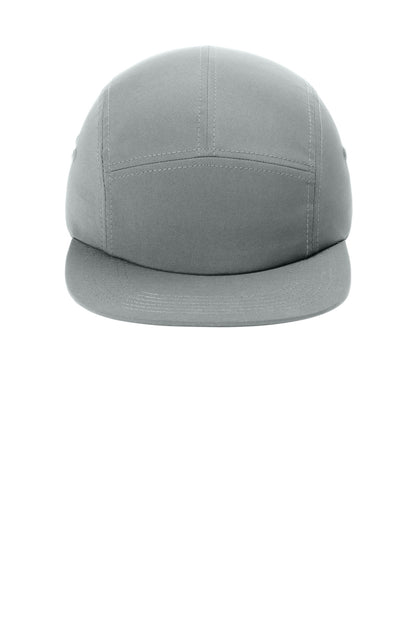 Front View of DeepSmoke Port Authority Poly Camper Cap C982 plain
