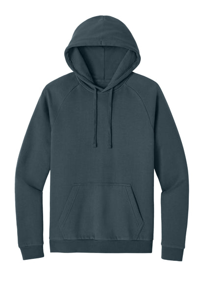 Front View of DeepStlBlu District Cloud Fleece Hoodie DT7800 plain