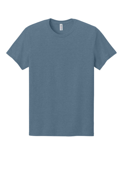 Front View of DenimHthr Jerzees Premium Blend Ring Spun T-Shirt 560M plain