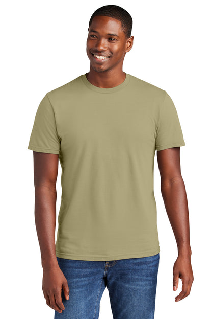 Front View of DesertTan District Very Important Tee . DT6000 plain