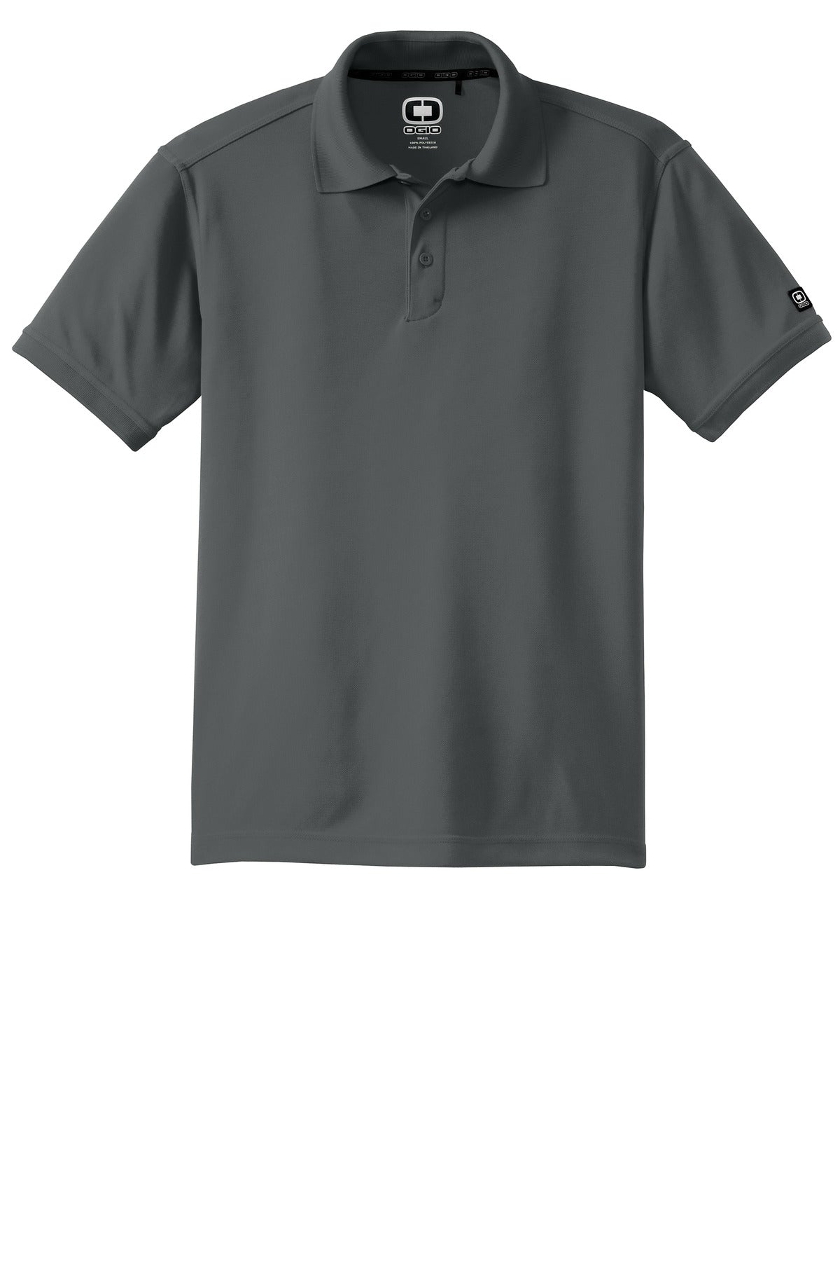 Front View of Diesel Grey OGIO - Caliber2.0 Polo OG101 plain