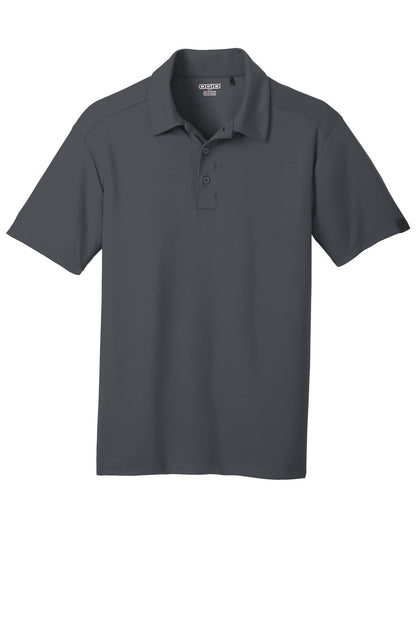 Front View of Diesel Grey OGIO Framework Polo. OG125 plain