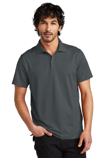 Front View of Diesel Grey OGIO Metro Polo. OG130 plain