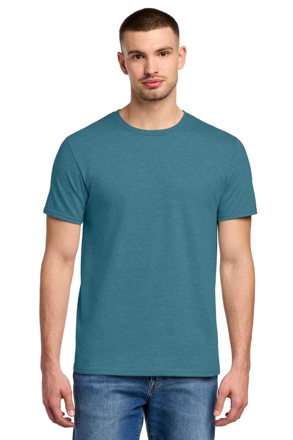 Front View of DigitalTlH Jerzees Premium Blend Ring Spun T-Shirt 560M plain