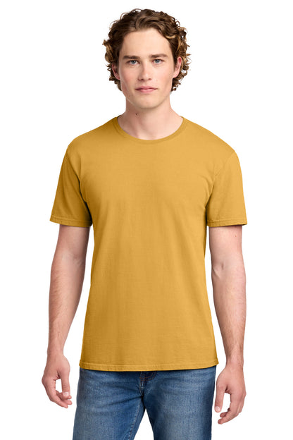 Front View of Dijon Port & Co Beach Wash Garment-Dyed Tee. PC099 plain