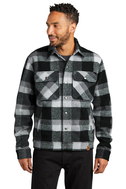 Front View of DpBlkPlaid Russell Outdoors Basin Jacket RU550 plain