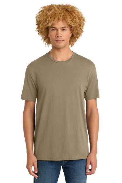 Front View of Dune District Perfect Weight Tee. DT104 plain