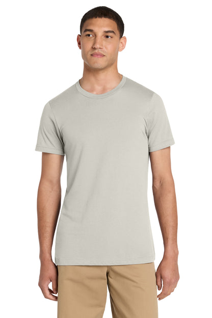 Front View of Dust BELLA+CANVAS Unisex Jersey Short Sleeve Tee. BC3001 plain