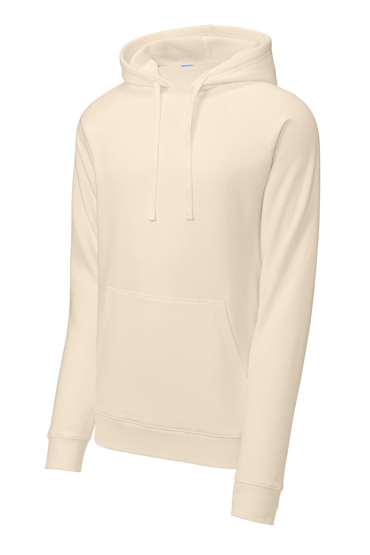 Front View of Ecru Sport-Tek Drive Fleece Pullover Hoodie STF200 plain