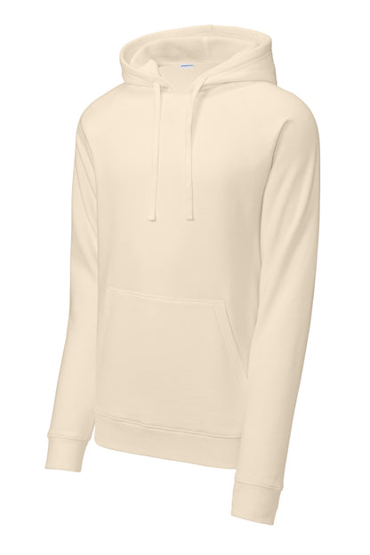 Front View of Ecru Sport-Tek Drive Fleece Pullover Hoodie STF200 plain
