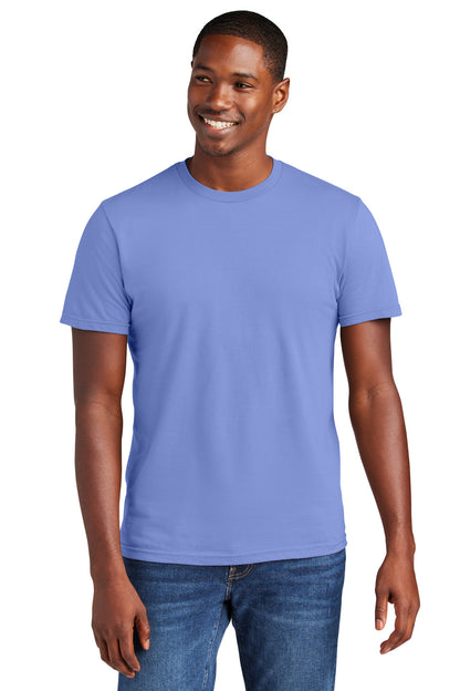 Front View of ElecPurple District Very Important Tee . DT6000 plain