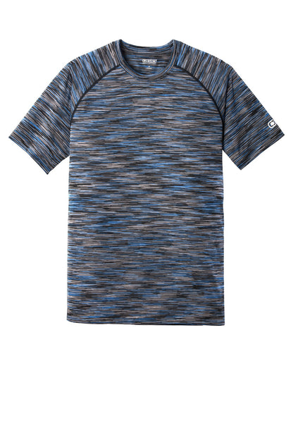 Front View of Elect Blue SD OGIO Verge Crew. OE326 plain