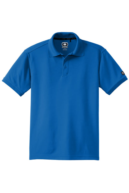 Front View of Electric Blue OGIO - Caliber2.0 Polo OG101 plain