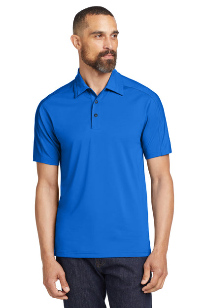 Front View of Electric Blue OGIO Linear Polo. OG1030 plain